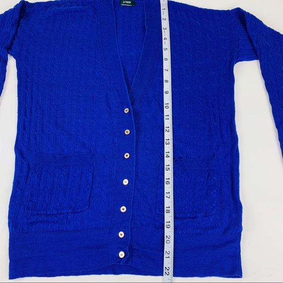 J.CrewSweater-Cardigan Purple Medium-Button  Up - Picture 3 of 7